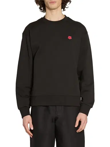 KENZO Men's Boke Flower Cotton Sweatshirt - Black - Size XL | Thumbnail 2