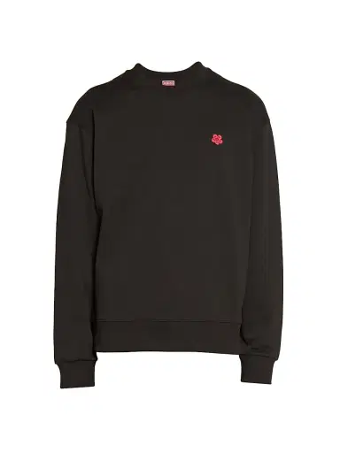 KENZO Men's Boke Flower Cotton Sweatshirt - Black - Size XL | Thumbnail 1