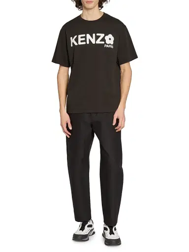 KENZO Men's Boke 2.0 Logo Cotton Oversized T-Shirt | Thumbnail 2 KENZO Men's Boke 2.0 Logo Cotton Oversized T-Shirt | Thumbnail 2