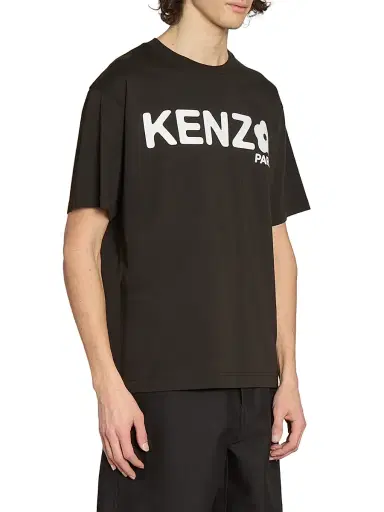 KENZO Men's Boke 2.0 Logo Cotton Oversized T-Shirt | Thumbnail 4 KENZO Men's Boke 2.0 Logo Cotton Oversized T-Shirt | Thumbnail 4