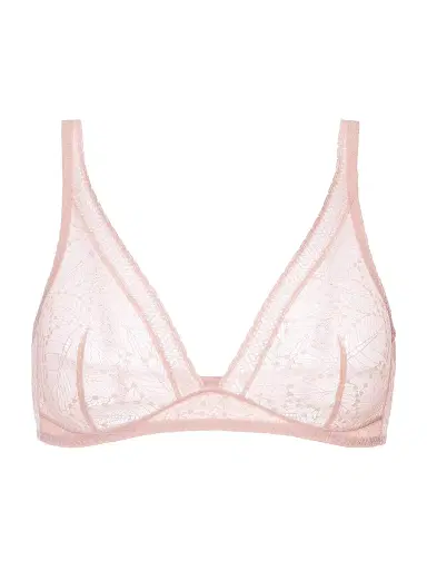 Simone Pérèle Women's Comete Lace Wireless Bralette - Pink Sand - Size 36E | Thumbnail 1