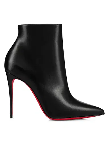 Christian Louboutin Women's So Kate 100MM Leather Booty Booties - Black - Size 12 | Thumbnail 1 Christian Louboutin Women's So Kate 100MM Leather Booty Booties - Black - Size 12 | Thumbnail 1