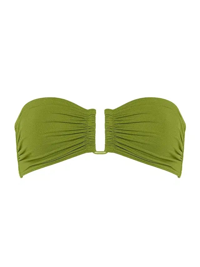 Women's Show Bandeau Bikini Top - Pistache