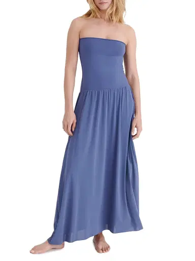 Eres Women's Oda Convertible Stretch Jersey Maxi Dress - Sirene - Size Large | Thumbnail 4