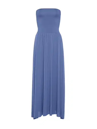 Eres Women's Oda Convertible Stretch Jersey Maxi Dress - Sirene - Size Large | Thumbnail 1