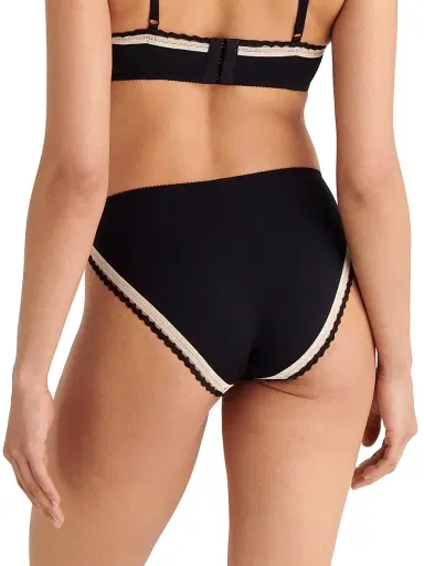 ERES Women's Flash Jersey Bikini Briefs - Noir Rose Petale | Thumbnail 4 ERES Women's Flash Jersey Bikini Briefs - Noir Rose Petale | Thumbnail 4