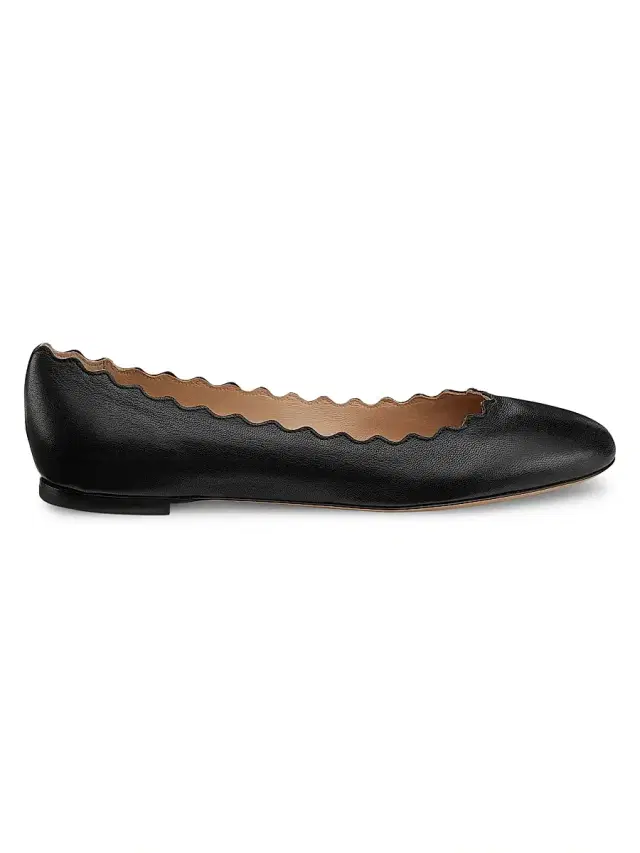 Chloé Women's Lauren Leather Ballet Flats - Black