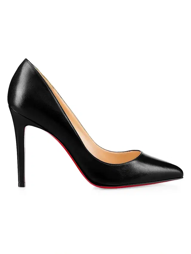 Women's Pigalle 100MM Nappa Leather Pumps - Black
