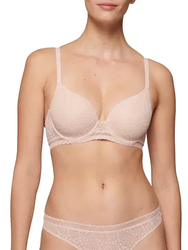 Simone Pérèle Women's Comete 3D Plunge Underwire Bra - Pink Sand | Thumbnail 2