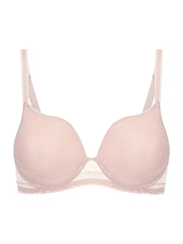 Women's Comete 3D Plunge Underwire Bra - Pink Sand