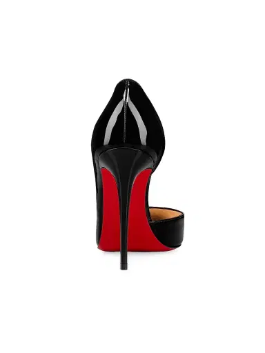 Christian Louboutin Women's Iriza 100MM Patent Leather Pumps - Beige | Thumbnail 10