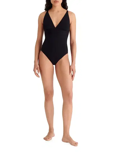 Eres Women's Larcin Triangle Tank One-Piece Swimsuit - Noir - Size 10 | Thumbnail 2
