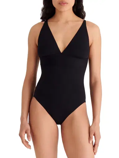 Eres Women's Larcin Triangle Tank One-Piece Swimsuit - Noir - Size 10 | Thumbnail 3