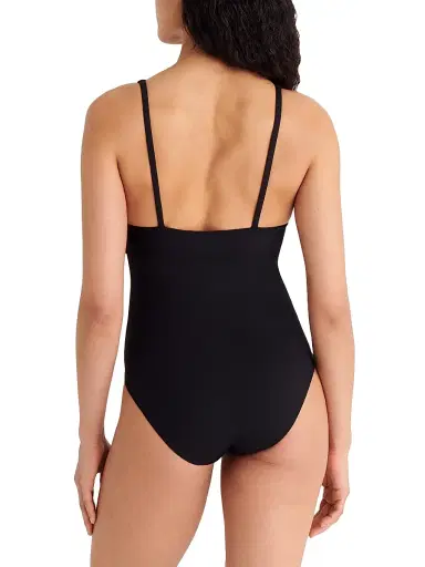 Eres Women's Larcin Triangle Tank One-Piece Swimsuit - Noir - Size 10 | Thumbnail 4