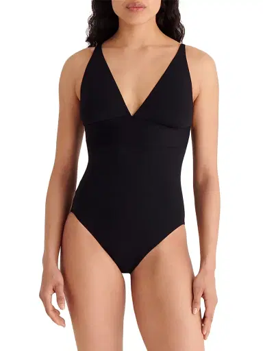 Eres Women's Larcin Triangle Tank One-Piece Swimsuit - Noir - Size 10 | Thumbnail 5