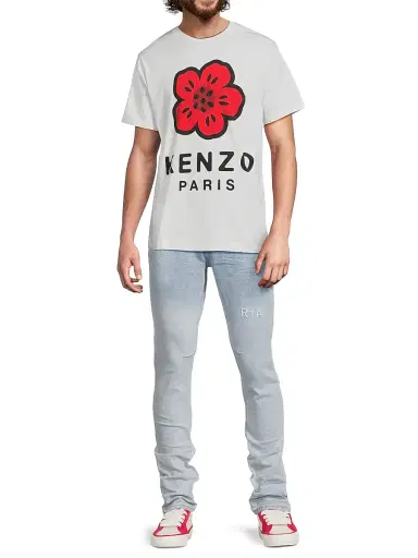 KENZO Men's Boke Flower T-Shirt - Off White - Size Small | Thumbnail 2