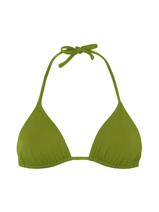 Women's Mouna Triangle Bikini Top - Pistache