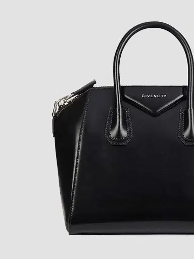 Givenchy Women's Mini Antigona Leather Satchel - Black | Thumbnail 6