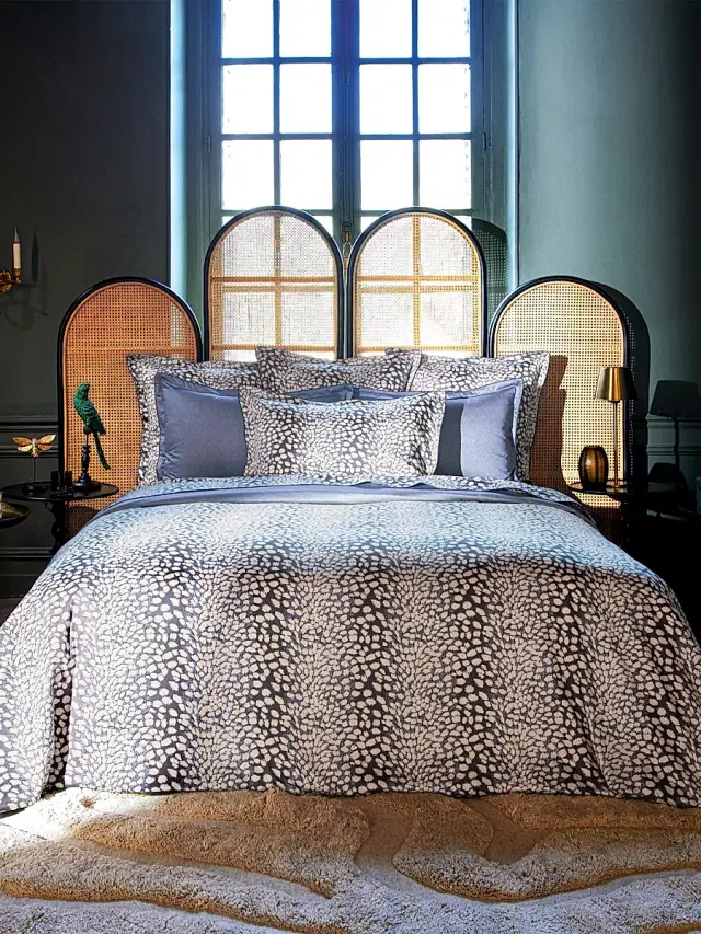 Anne de Solène Imaginaire Sheet & Pillowcase Collection - Blue King