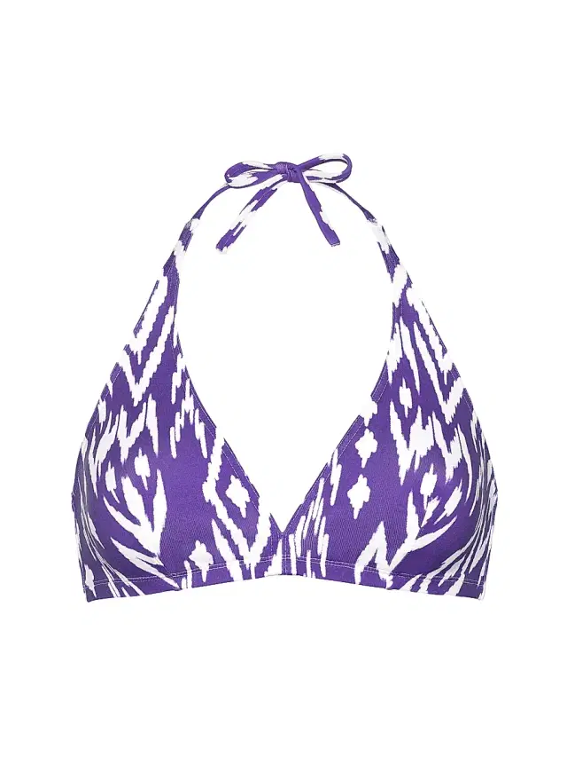 ERES Women's Storm Printed Full-Cup Triangle Bikini Top - Imprime Wind Flashy