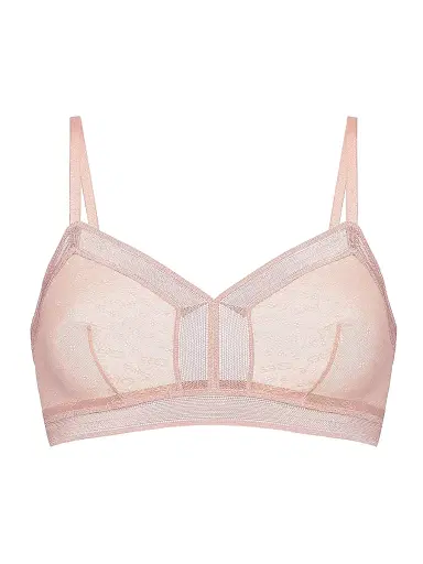 Eres Women's Courbe Logo Mesh Bra - Make Up - Size 34C | Thumbnail 1 Eres Women's Courbe Logo Mesh Bra - Make Up - Size 34C | Thumbnail 1