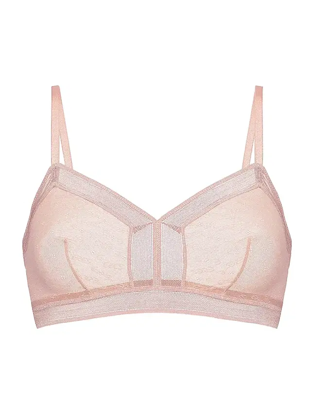 ERES Women's Courbe Logo Mesh Bra - Make Up