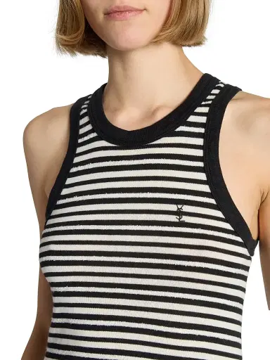 Saint Laurent Women's Cassandre Tank Top | Thumbnail 7