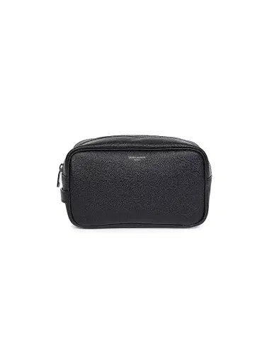 Saint Laurent Leather Cosmetic Case | Thumbnail 1