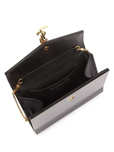 Saint Laurent Women's Vicky Miniaudiere In Plexiglass - Nero | Thumbnail 3 Saint Laurent Women's Vicky Miniaudiere In Plexiglass - Nero | Thumbnail 3