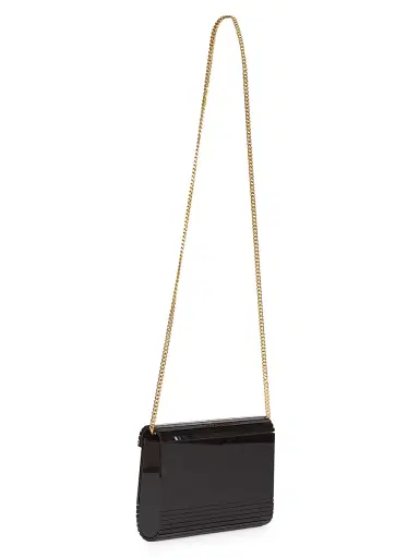 Saint Laurent Women's Vicky Miniaudiere In Plexiglass - Nero | Thumbnail 4 Saint Laurent Women's Vicky Miniaudiere In Plexiglass - Nero | Thumbnail 4