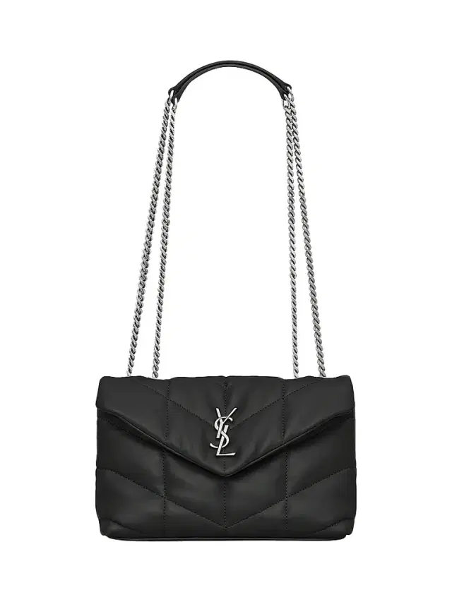 Saint Laurent Women's Toy Puffer Bag In Lambskin - Noir