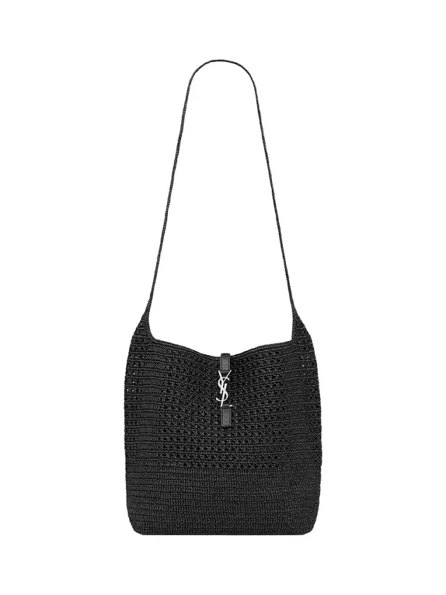 Women's Le 5 à 7 Medium Tote in Raffia Crochet Women's Le 5 à 7 Medium Tote in Raffia Crochet