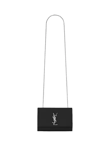 Saint Laurent Women's Kate Small Chain Crossbody Bag in Grain De Poudre Embossed Leather | Thumbnail 1 Saint Laurent Women's Kate Small Chain Crossbody Bag in Grain De Poudre Embossed Leather | Thumbnail 1