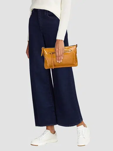Isabel Marant Women's Nessah Leather Crossbody Bag - Honey | Thumbnail 3