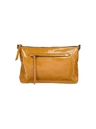 Isabel Marant Women's Nessah Leather Crossbody Bag - Honey | Thumbnail 1