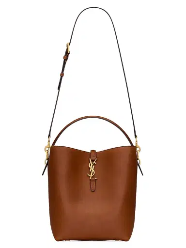 Saint Laurent Women's Le 37 Bucket Bag In Vegetable-Tanned Leather - Brick | Thumbnail 1 Saint Laurent Women's Le 37 Bucket Bag In Vegetable-Tanned Leather - Brick | Thumbnail 1