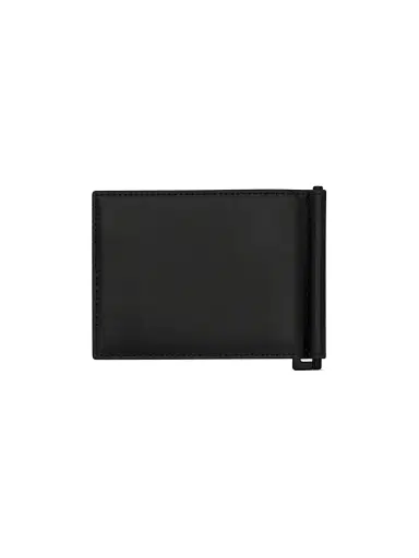 Saint Laurent Men's Tiny Cassandre Bill Clip Wallet In Matte Leather - Black | Thumbnail 2 Saint Laurent Men's Tiny Cassandre Bill Clip Wallet In Matte Leather - Black | Thumbnail 2