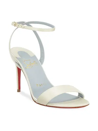 Christian Louboutin Women's Loubigirl 85MM Satin Sandals | Thumbnail 2 Christian Louboutin Women's Loubigirl 85MM Satin Sandals | Thumbnail 2