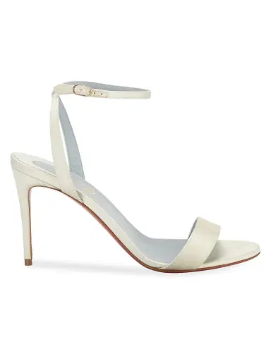 Christian Louboutin Women's Loubigirl 85MM Satin Sandals | Thumbnail 1 Christian Louboutin Women's Loubigirl 85MM Satin Sandals | Thumbnail 1