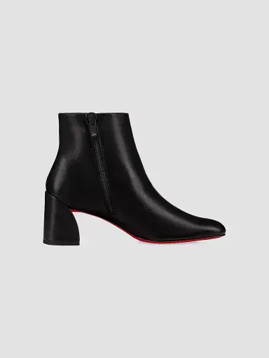 Christian Louboutin Women's Turela 55MM Leather Booties - Black | Thumbnail 3 Christian Louboutin Women's Turela 55MM Leather Booties - Black | Thumbnail 3