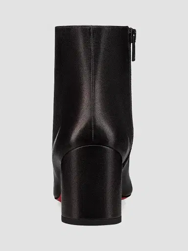 Christian Louboutin Women's Turela 55MM Leather Booties - Black | Thumbnail 4 Christian Louboutin Women's Turela 55MM Leather Booties - Black | Thumbnail 4