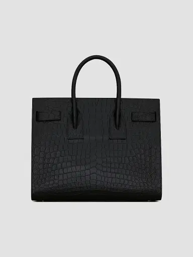 Saint Laurent Women's Small Sac De Jour Top Handle Bag In Matte Embossed Crocodile Leather | Thumbnail 4 Saint Laurent Women's Small Sac De Jour Top Handle Bag In Matte Embossed Crocodile Leather | Thumbnail 4