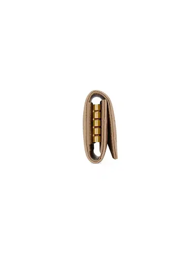 Saint Laurent Women's Cassandre Slim Key Case in Grain De Poudre Embossed Leather | Thumbnail 3 Saint Laurent Women's Cassandre Slim Key Case in Grain De Poudre Embossed Leather | Thumbnail 3