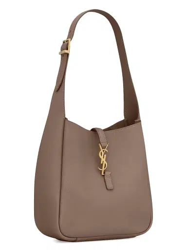 Saint Laurent Women's Le 5 à 7 Supple Small Shoulder Bag in Grained Leather - Pecan Brown | Thumbnail 4 Saint Laurent Women's Le 5 à 7 Supple Small Shoulder Bag in Grained Leather - Pecan Brown | Thumbnail 4