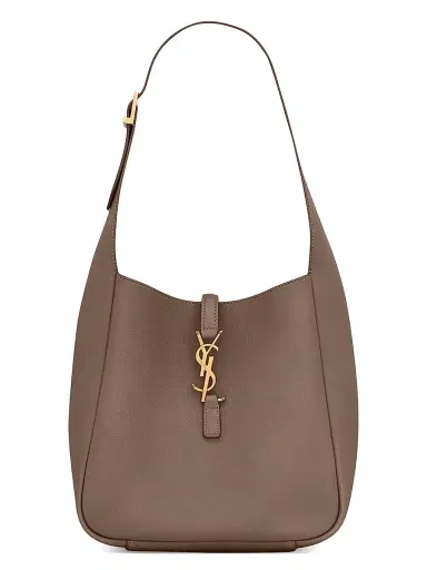 Saint Laurent Women's Le 5 à 7 Supple Small Shoulder Bag in Grained Leather - Pecan Brown | Thumbnail 1 Saint Laurent Women's Le 5 à 7 Supple Small Shoulder Bag in Grained Leather - Pecan Brown | Thumbnail 1
