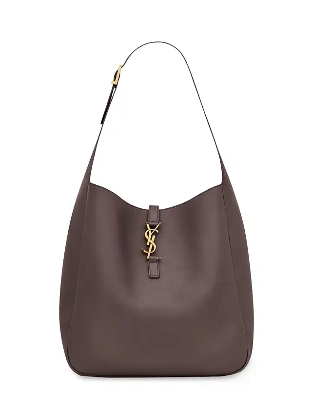 Women's Le 5 à 7 Supple  Shoulder Bag in Smooth Leather - Brown