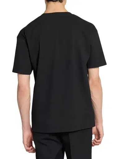 Saint Laurent Men's Cassandre T-Shirt in Pique - Black - Size XS | Thumbnail 6 Saint Laurent Men's Cassandre T-Shirt in Pique - Black - Size XS | Thumbnail 6