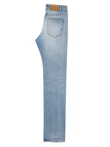 Saint Laurent Women's Low-Rise Jeans in Sicily Denim - Sicily Blue - Size 26 | Thumbnail 2 Saint Laurent Women's Low-Rise Jeans in Sicily Denim - Sicily Blue - Size 26 | Thumbnail 2