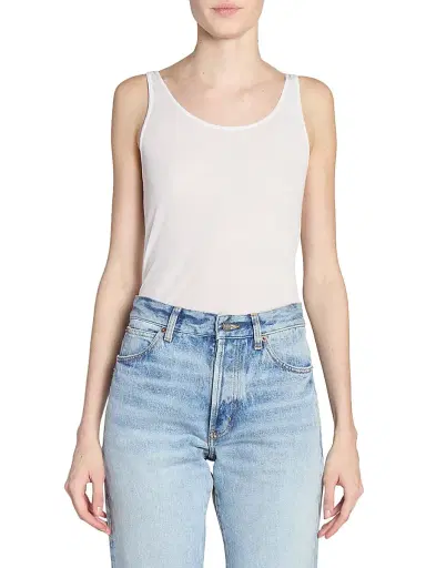 Saint Laurent Women's Low-Rise Jeans in Sicily Denim - Sicily Blue - Size 26 | Thumbnail 4 Saint Laurent Women's Low-Rise Jeans in Sicily Denim - Sicily Blue - Size 26 | Thumbnail 4