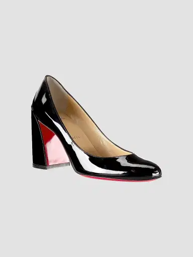 Christian Louboutin Women's Miss Sab 85MM Patent Leather Pumps | Thumbnail 2